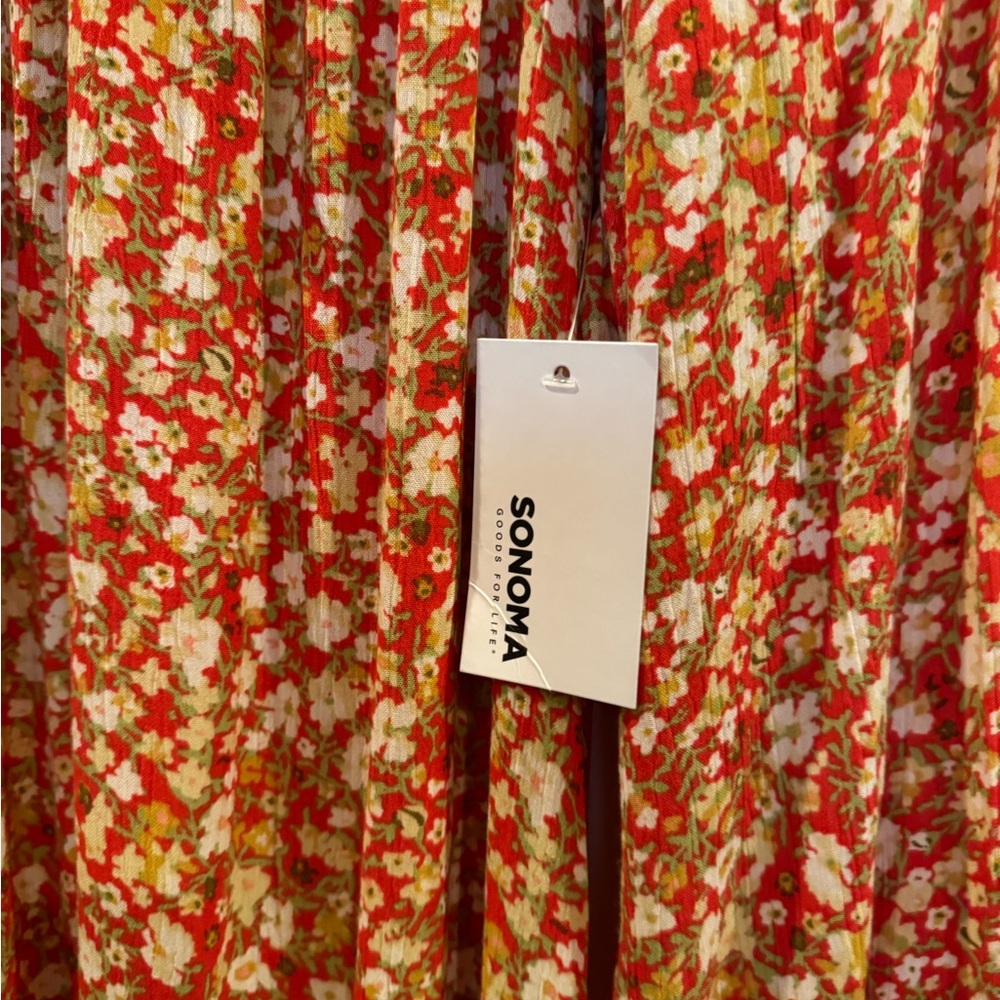 Boho maxi Sonoma dress! New with tags! Multicolored!